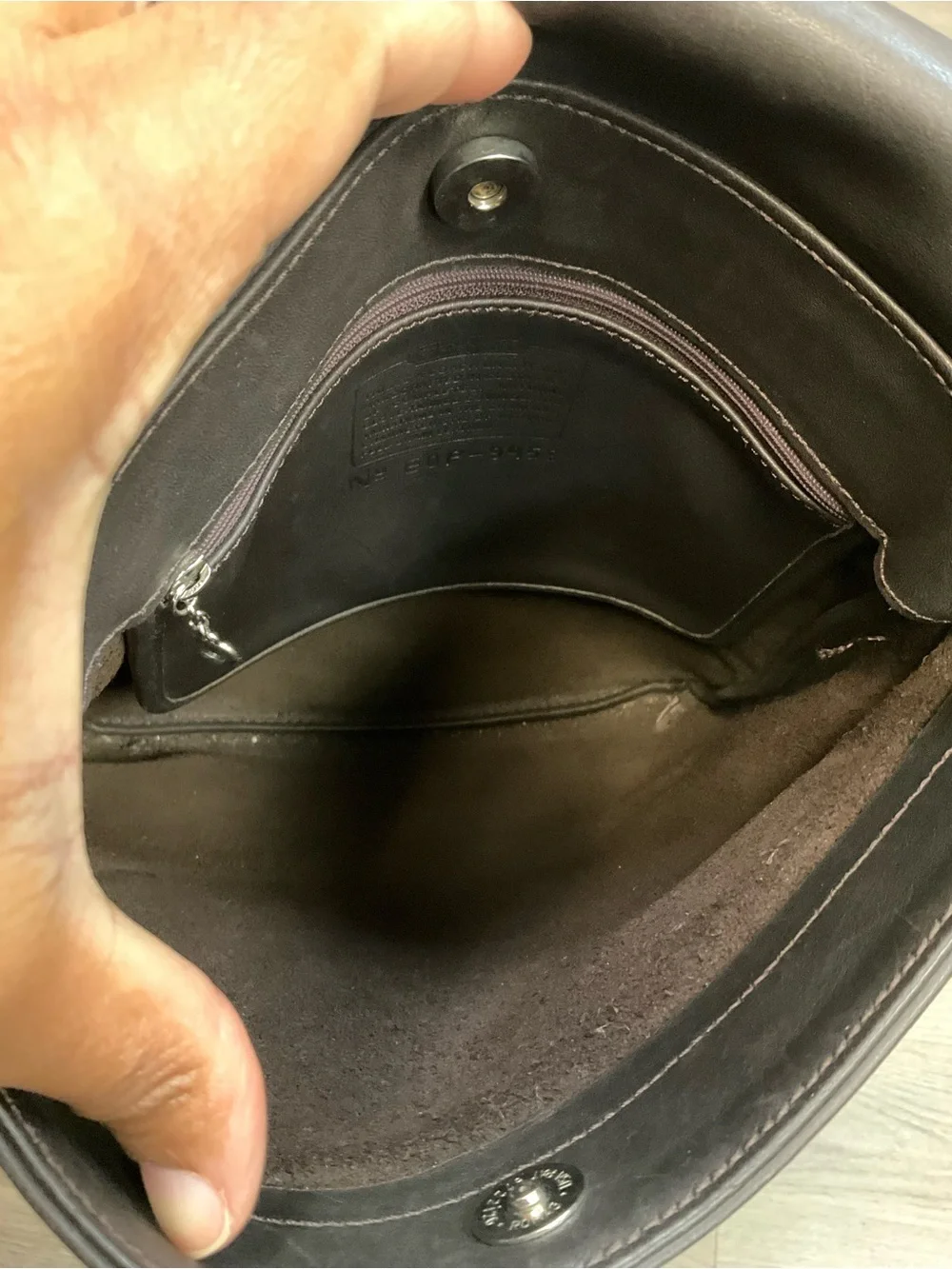 Coach Brown Leather Crossbody Bag